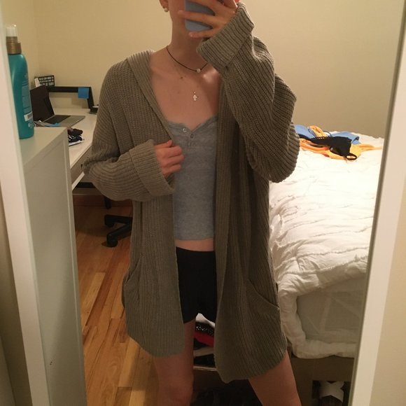 Tan Cardigan - Picture 1 of 5